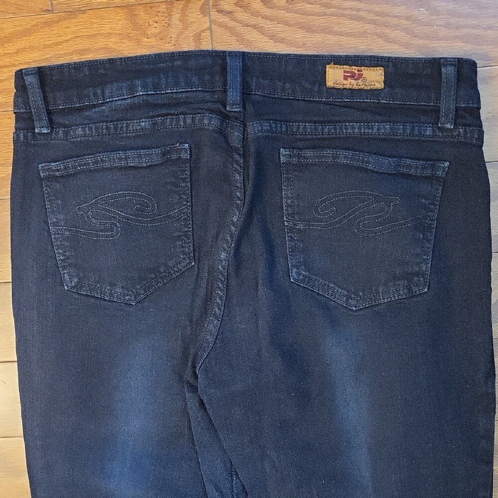 Women's Parkers Jeans Size 14 Mid Rise Dark Blue Straight Leg Jeans 30W X 32L - Picture 3 of 12